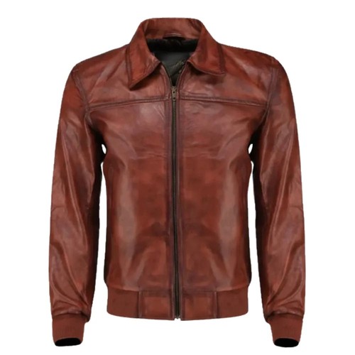 Bomber uomo vera - , pelle