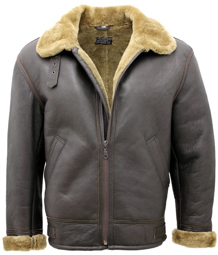 Uomo zenzero montone pelle - zenzero,