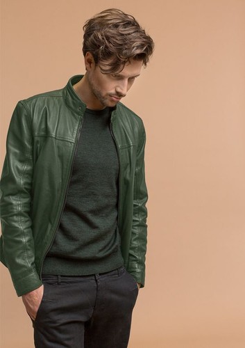 Giacca biker pelle - biker, in
