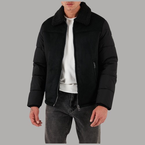 Guess giacca nera uomo eco - nera,