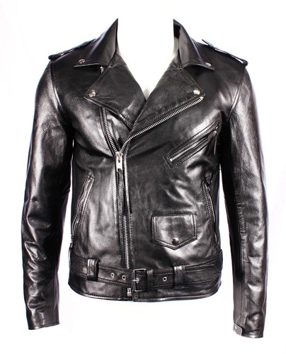Giacca biker pelle - giacca, in