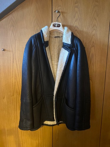 Montone nero shearling vintage - montone,